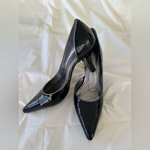 Anne Klein Shiny patent Black Heels, size 8, 3inch heels